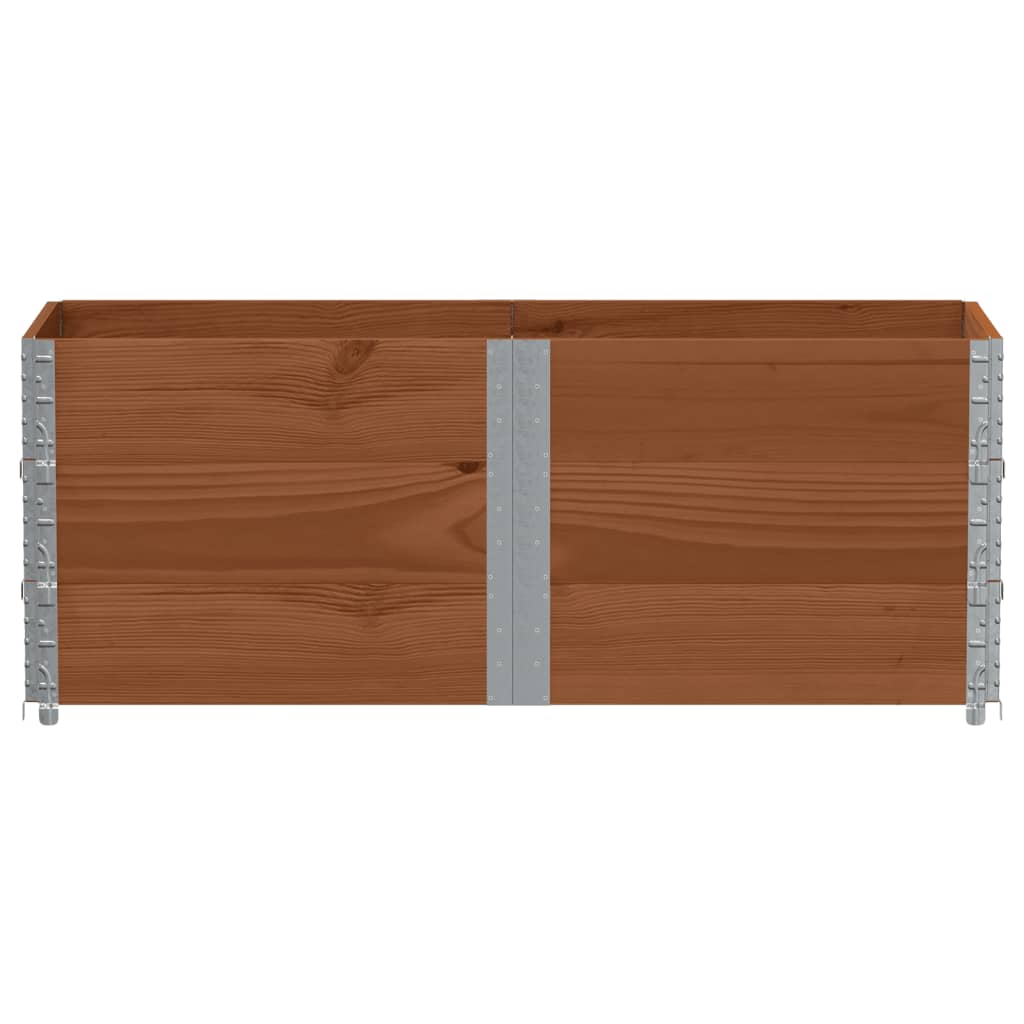 Garden Planter Brown 150x50 cm Solid Wood Pine
