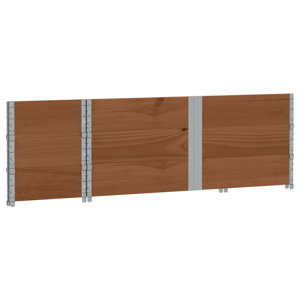 Garden Planter Brown 150x50 cm Solid Wood Pine