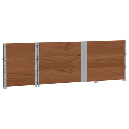 Garden Planter Brown 150x50 cm Solid Wood Pine