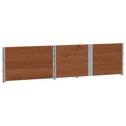 Garden Planter Brown 150x100 cm Solid Wood Pine