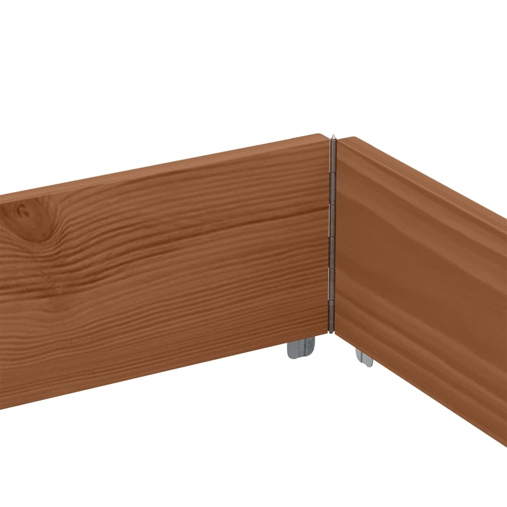Garden Planter Brown 150x100 cm Solid Wood Pine