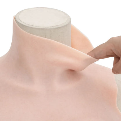 Silicone Breastplate Caucasian C Cup