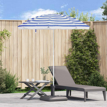 Garden Parasol 170T Polyester Blue and White