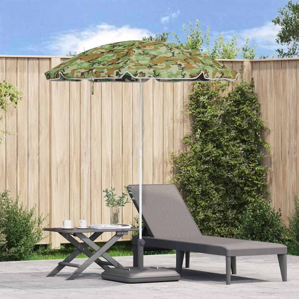 Garden Parasol 240 cm 170T Polyester Camouflage