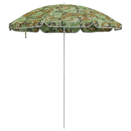 Garden Parasol 240 cm 170T Polyester Camouflage