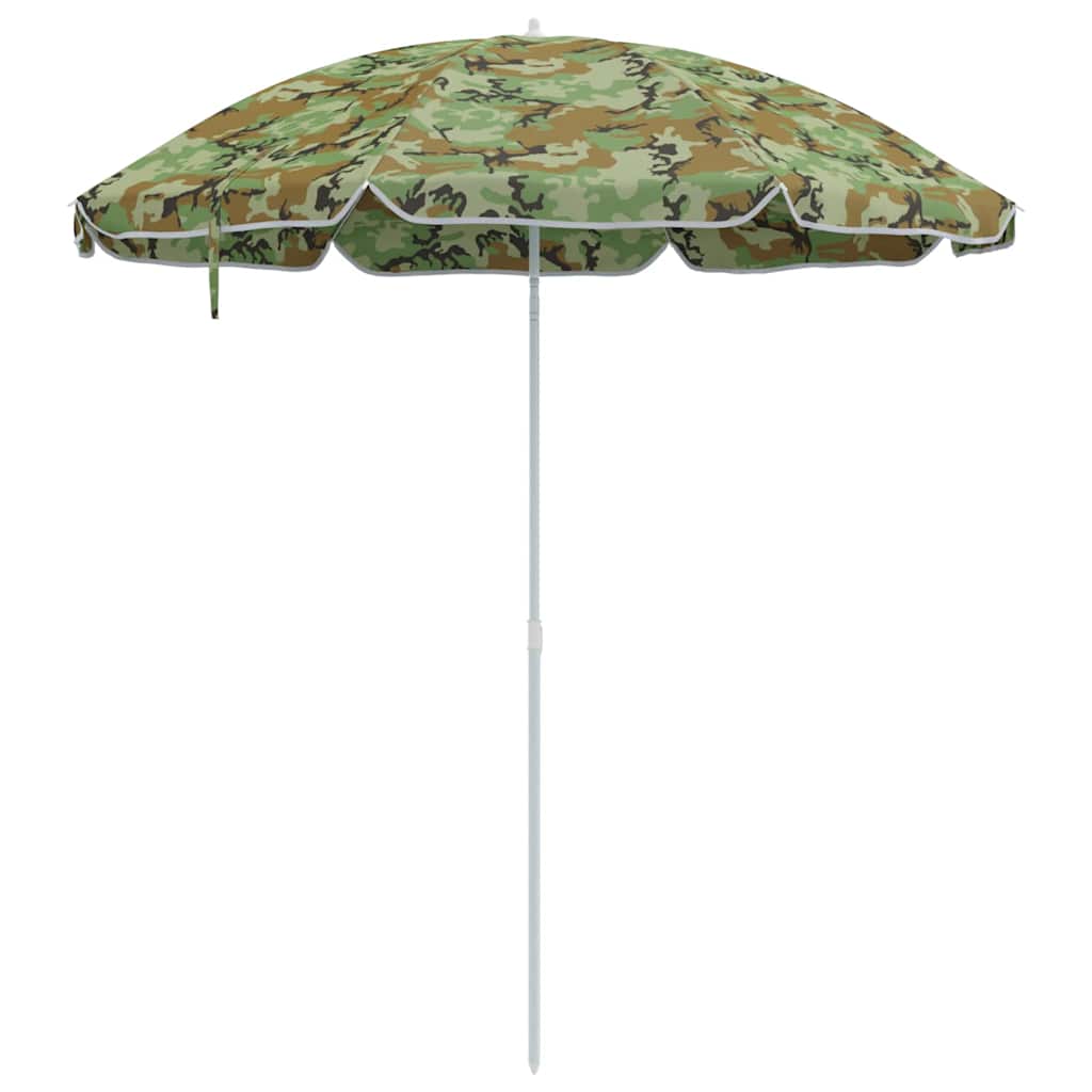 Garden Parasol 263 x 263 x 272 cm 170T Polyester Camouflage
