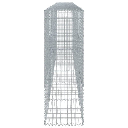 Gabion Basket with Cover 600x50x150 cm Galvanised Iron