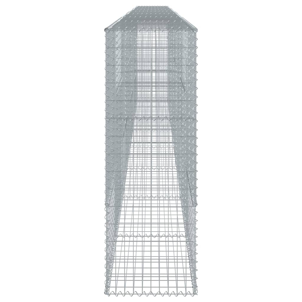 Gabion Basket with Cover 800x50x150 cm Galvanised Iron