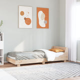 Bed Frame with Headboard 90x190 cm Single Solid Wood Pine