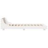 Bed Frame without Mattress White 90x190 cm Single Solid Wood Pine
