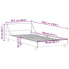 Bed Frame without Mattress White 90x190 cm Single Solid Wood Pine
