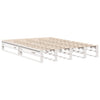 Bed Frame without Mattress White 140x200 cm Solid Wood Pine