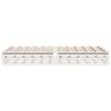 Bed Frame without Mattress White 140x200 cm Solid Wood Pine