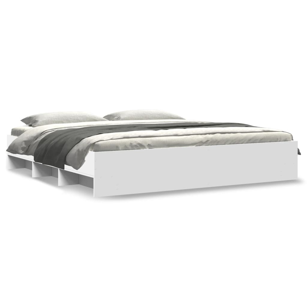 Bed Frame | White | Engineered wood | Super King | Bed Frame