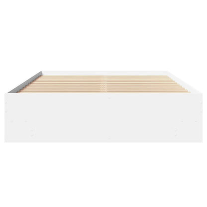 Bed Frame | White | Engineered wood | Double bed size | Bed Frame