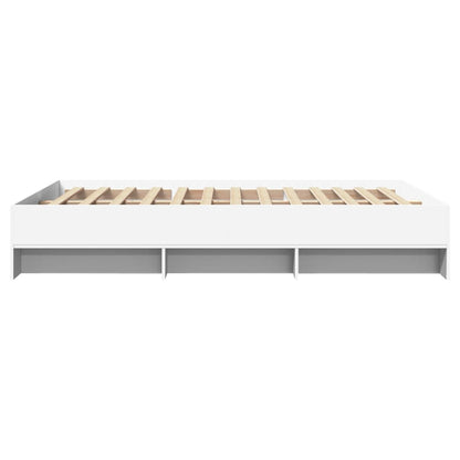 Bed Frame | White | Engineered wood | Double bed size | Bed Frame
