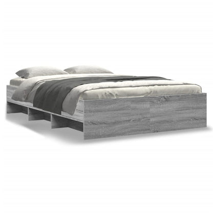 Bed Frame | Grey Sonoma | Engineered Wood, Plywood | AU Double