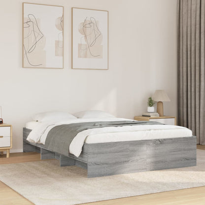 Bed Frame | Grey Sonoma | Engineered Wood, Plywood | AU Double