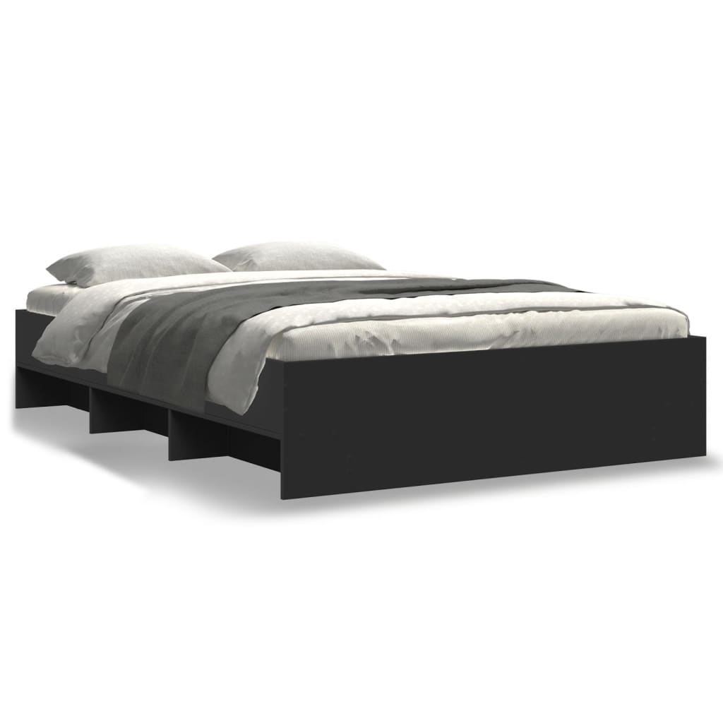 Bed Frame | Black | Engineered wood, Plywood | Double | Bed Frame