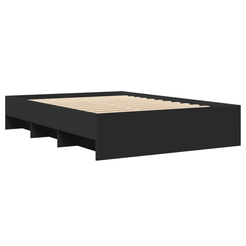 Bed Frame | Black | Engineered wood, Plywood | Double | Bed Frame