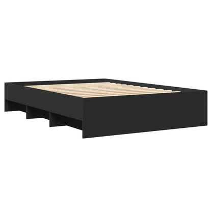 Bed Frame | Black | Engineered wood, Plywood | Double | Bed Frame