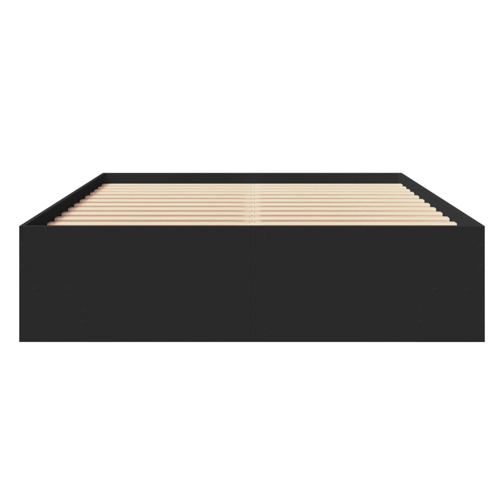 Bed Frame | Black | Engineered wood, Plywood | Double | Bed Frame