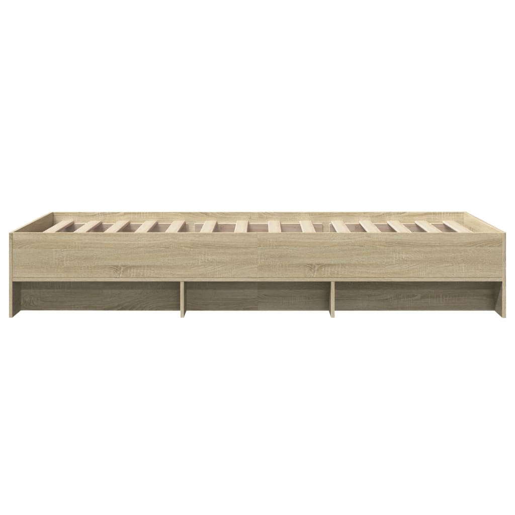 Bed Frame | Sonoma Oak | Engineered Wood | Single | Modern Bed Frame