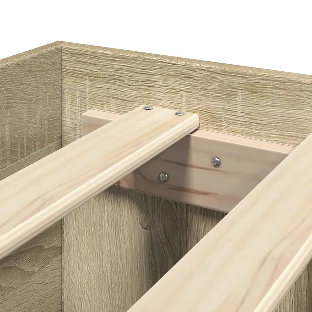 Bed Frame | Sonoma Oak | Engineered Wood | Single | Modern Bed Frame