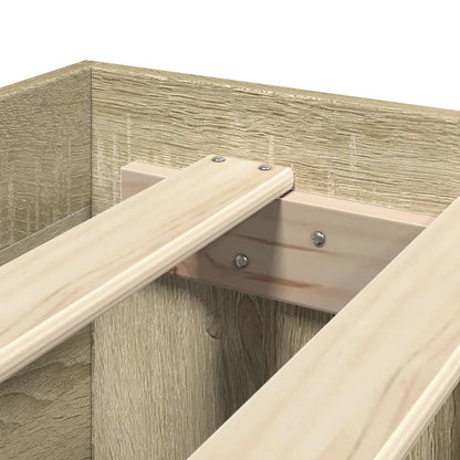 Bed Frame | Sonoma Oak | Engineered Wood | Single | Modern Bed Frame