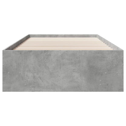 Bed Frame | Concrete Grey | Engineered Wood, Plywood | Single | Bed Frame