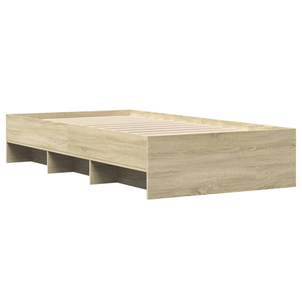 Bed Frame | Sonoma Oak | Engineered wood | Single | Modern | Bed Frame
