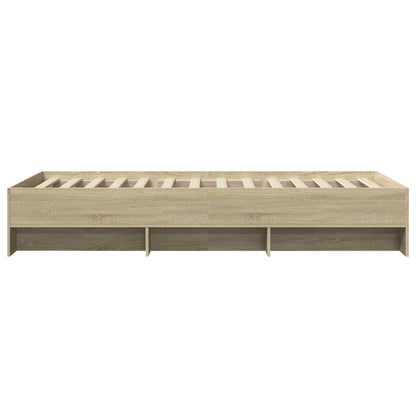 Bed Frame | Sonoma Oak | Engineered wood | Single | Modern | Bed Frame