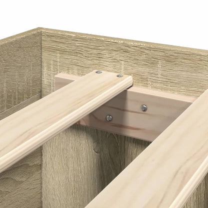 Bed Frame | Sonoma Oak | Engineered wood | Single | Modern | Bed Frame