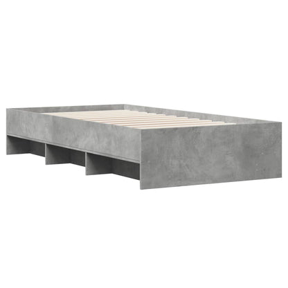 Bed Frame | Concrete Grey | Engineered wood | Single | Bed Frame