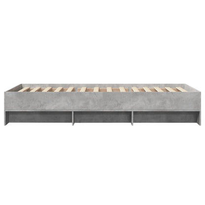 Bed Frame | Concrete Grey | Engineered wood | Single | Bed Frame