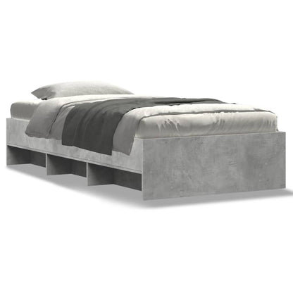 Bed Frame | Grey Sonoma | Engineered wood, Plywood | 90x200 cm