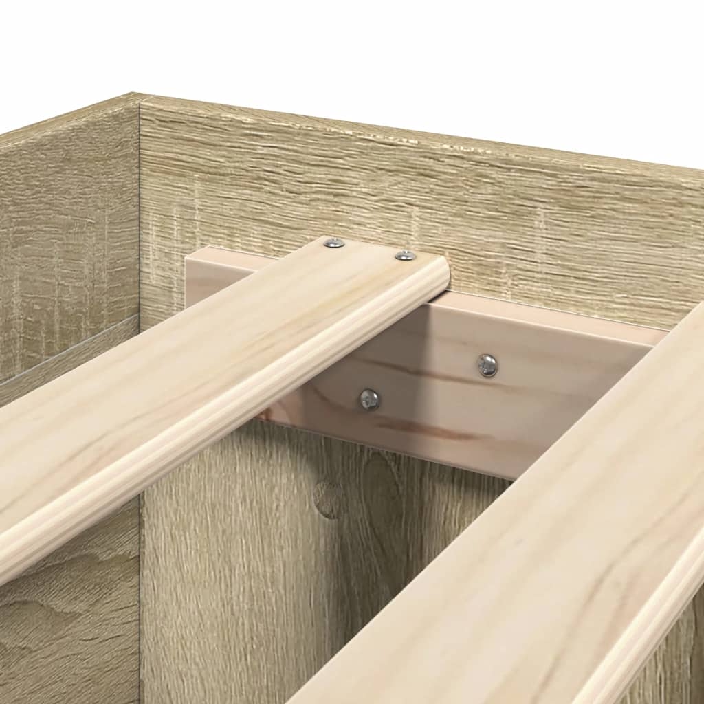 Bed Frame | Sonoma Oak | Engineered wood | Double | Bed Frame