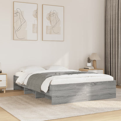 Bed Frame | Grey Sonoma | Engineered wood | Double | Bed Frame