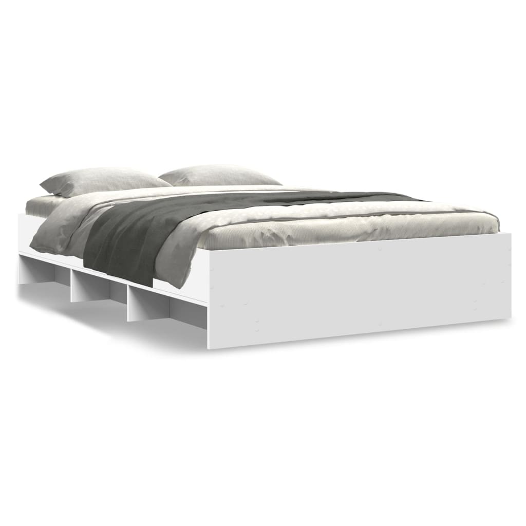 Bed Frame | White | Engineered wood, Plywood | Double | Bed Frame