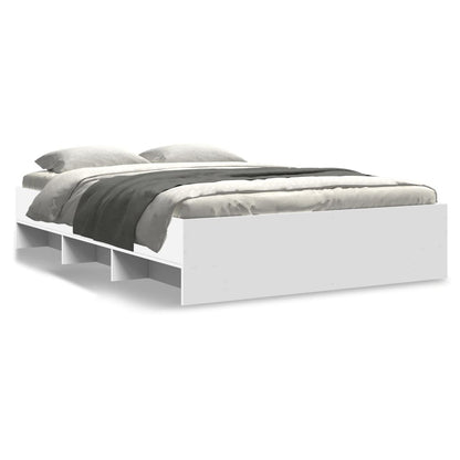 Bed Frame | White | Engineered wood, Plywood | Double | Bed Frame
