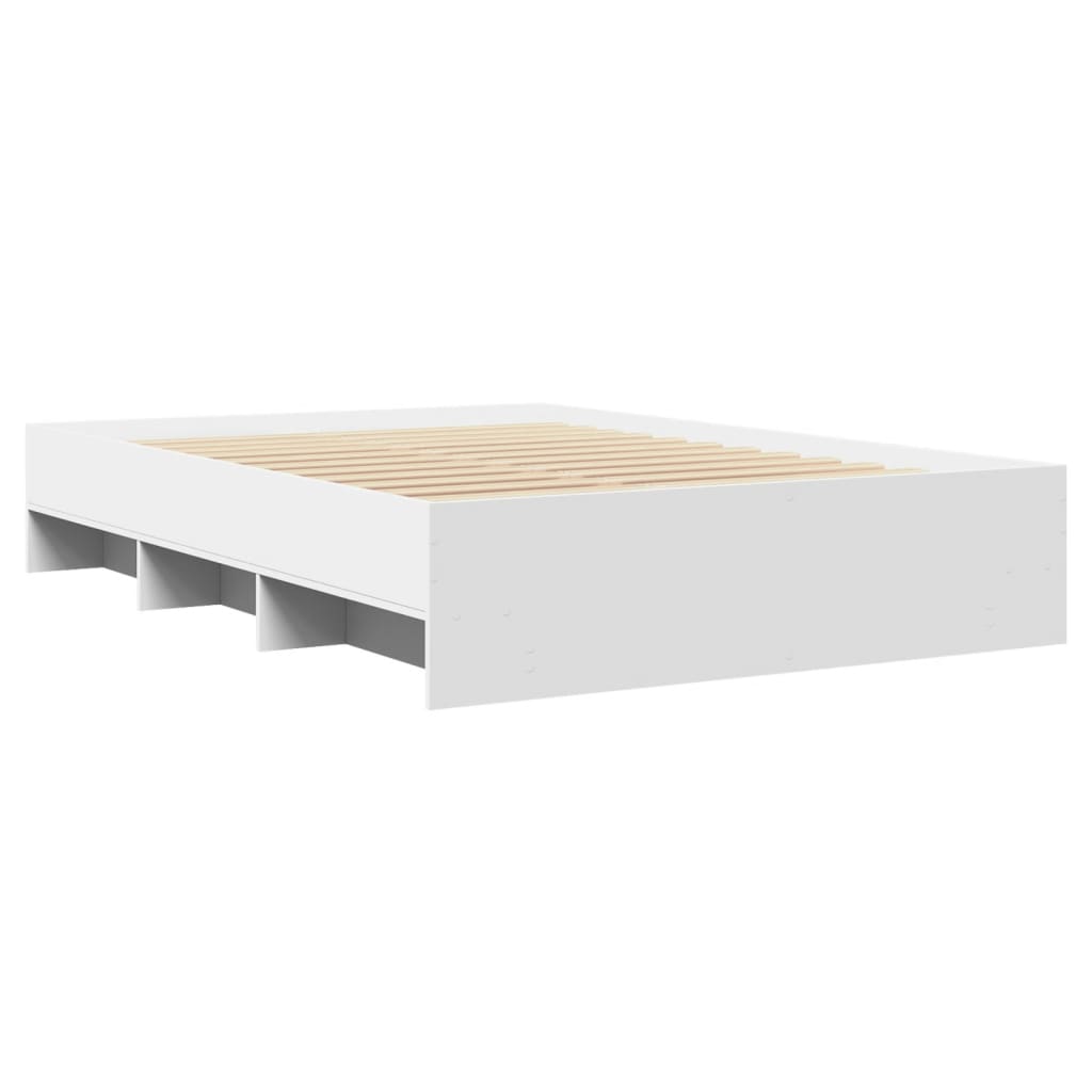 Bed Frame | White | Engineered wood, Plywood | Double | Bed Frame