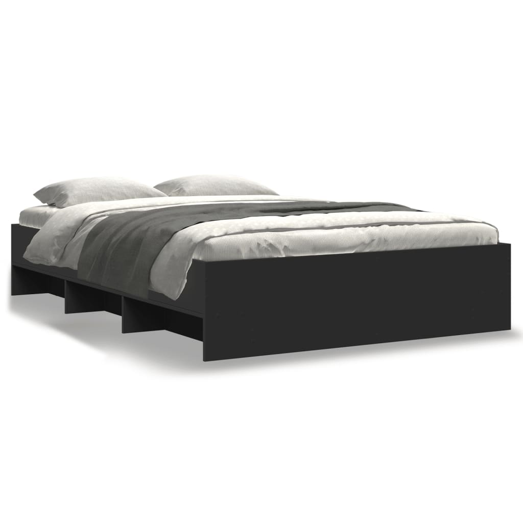 Bed Frame | Black | Engineered wood | Small Double | Bed Frame