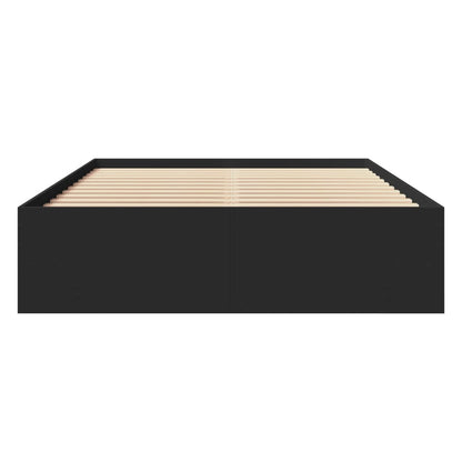 Bed Frame | Black | Engineered wood | Small Double | Bed Frame