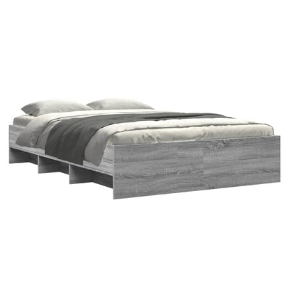 Bed Frame | Grey Sonoma | Engineered wood | Small Double | Bed Frame