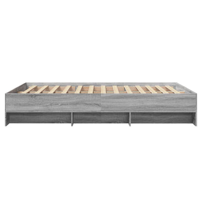 Bed Frame | Grey Sonoma | Engineered wood | Small Double | Bed Frame