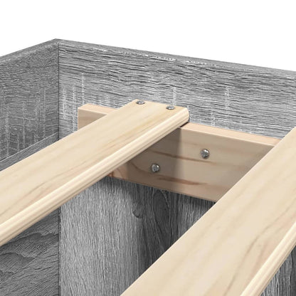 Bed Frame | Grey Sonoma | Engineered wood | Small Double | Bed Frame