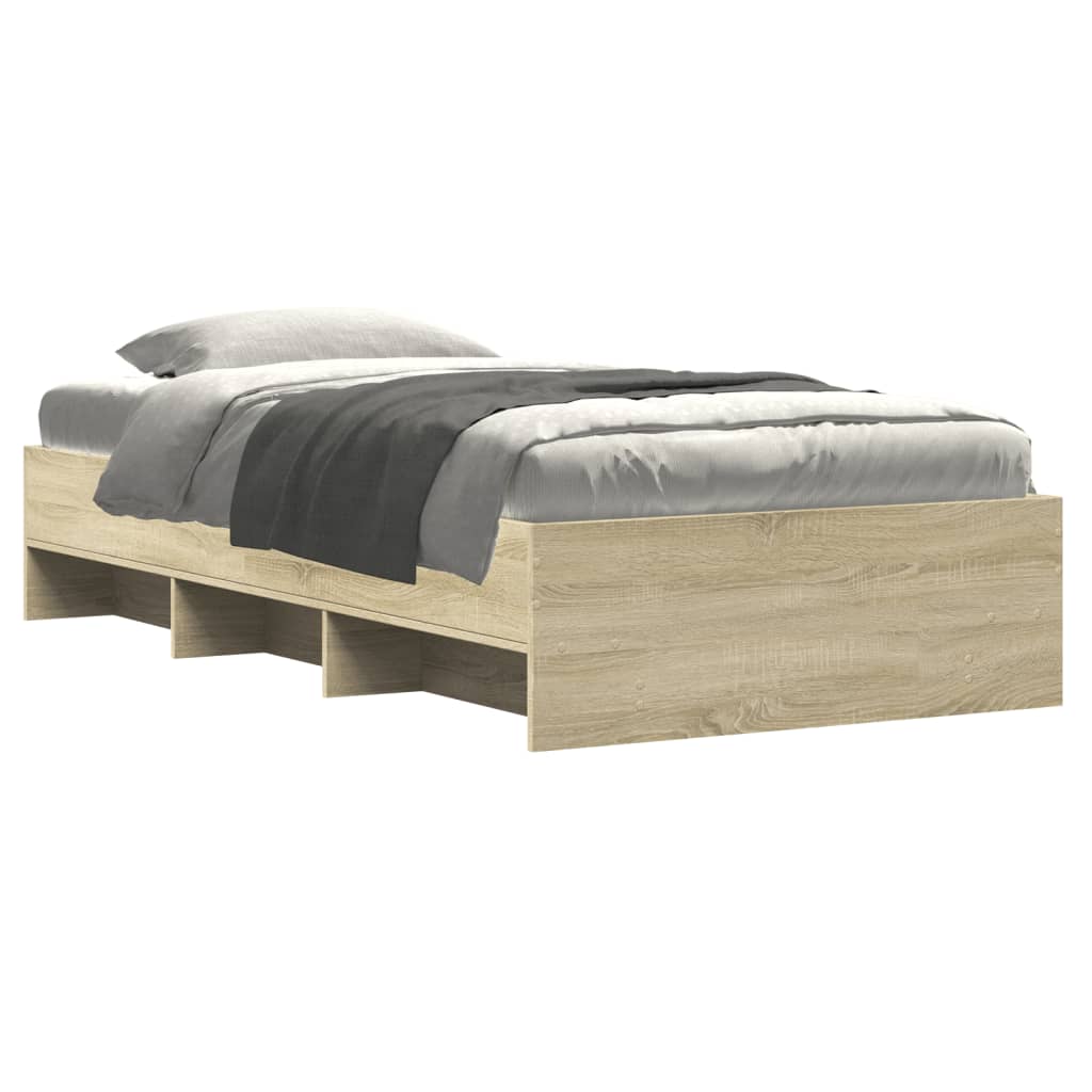 Bed Frame | Sonoma Oak | Engineered Wood | Single | Bed Frame