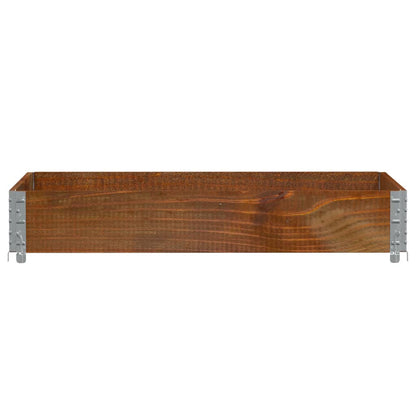 Pallet Collar Brown 120x80 cm Solid Wood Pine