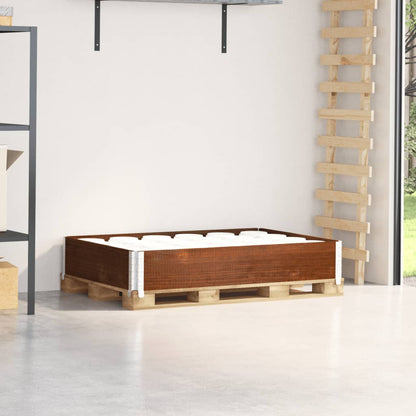 Pallet Collar Brown 120x80 cm Solid Wood Pine