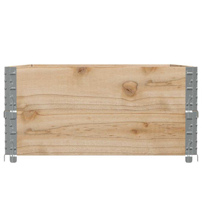 Pallet Collars 2 pcs 120x80 cm Solid Wood Pine